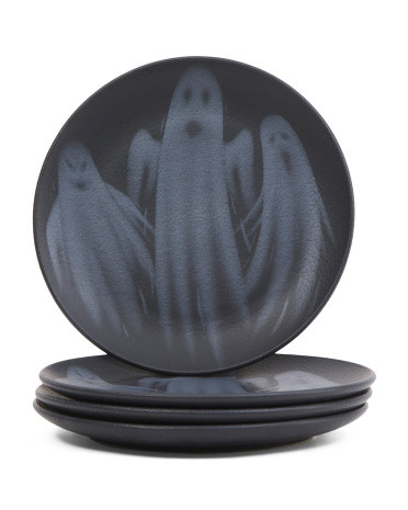 4pk 8in Boo Family Salad Plates | TJ Maxx