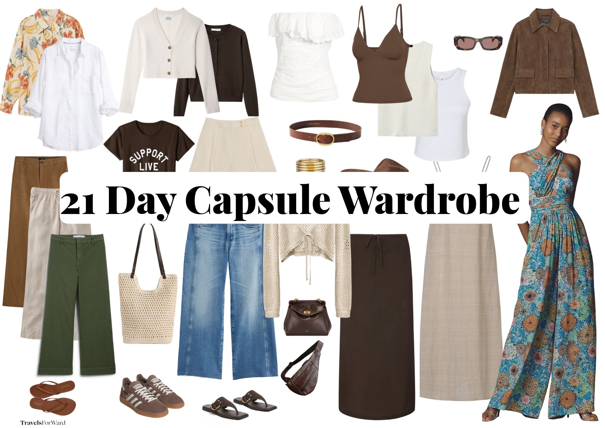 21 day travel capsule wardrobe ✈️
Carry-on only packing using a simple capsule wardrobe formula. These neutral travel capsule pieces mix and match to create multiple outfits without overpacking. Perfect for Europe travel, long trips, and minimalist packing.

#LTKTravel #LTKOver40