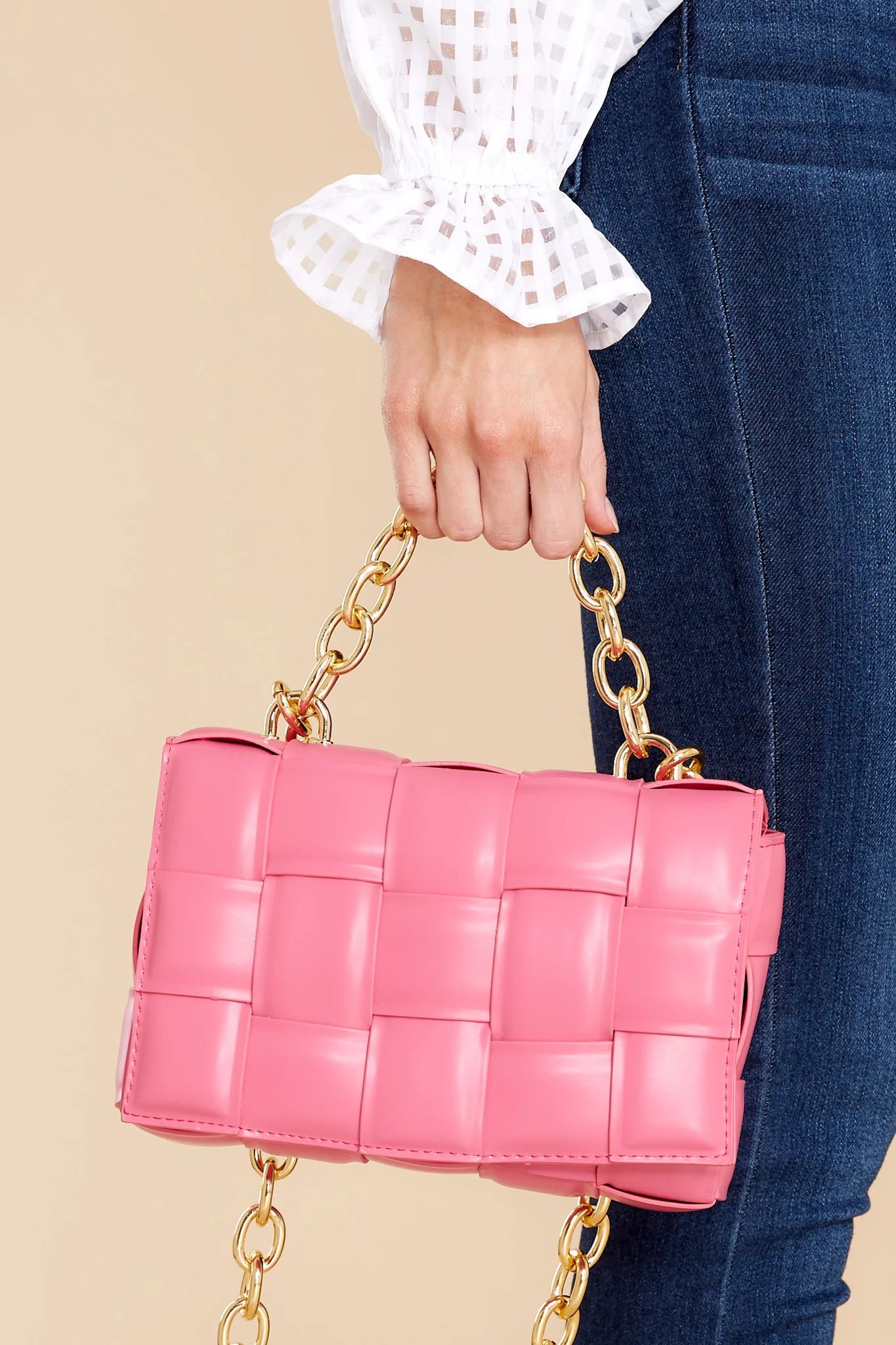 My One And Only Pink Chain Bag | Red Dress 