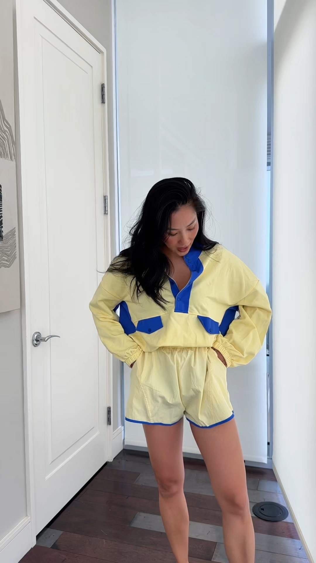 Two piece Amazon set is currently 20% off and comes in other colors too! I just ordered the white + pink 

Wearing mine in a small! 

#LTKSaleAlert #LTKStyleTip #LTKActive