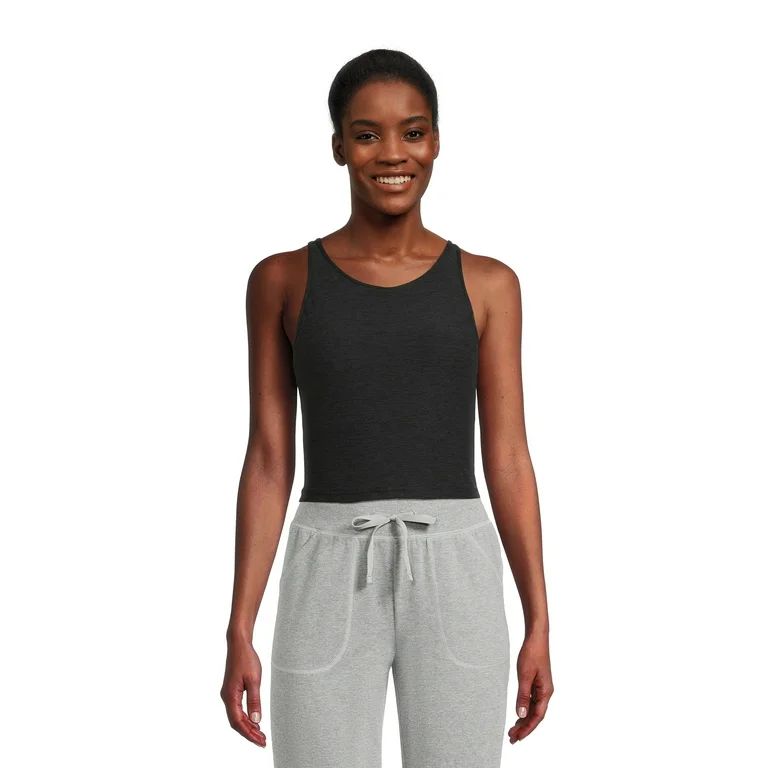 Athletic Works Women's ButterCore Soft Cropped Tank Top, Sizes XS-XXXL | Walmart (US)