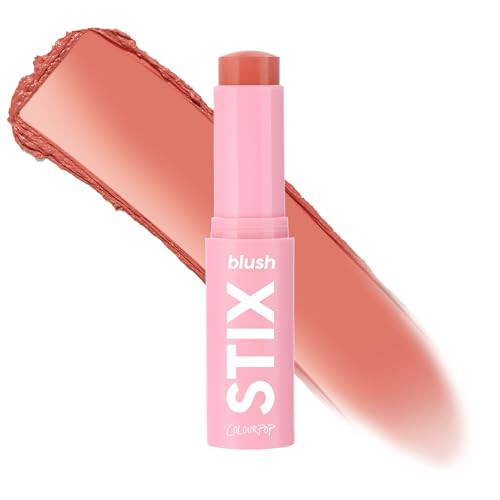 ColourPop Blush Stix - Cream Blush Stick with Dewy, Glowy Finish - Buildable, Blendable, Hydrating - Lightweight Vegan Makeup for Cheeks - New Formula - 25/8, Warm Nude (0.28 oz) | Amazon (US)