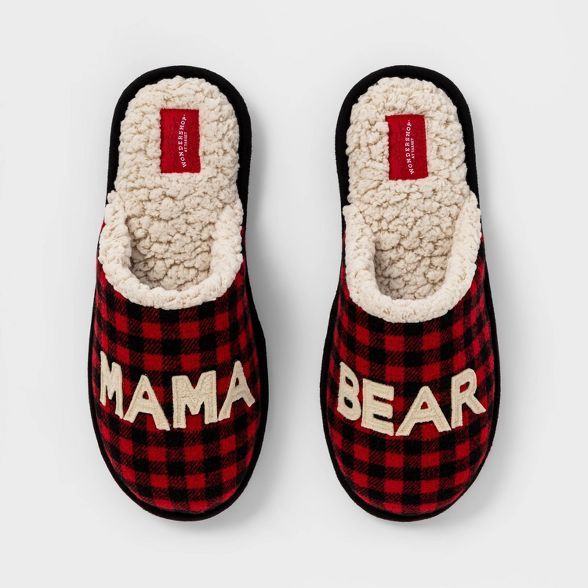 Women's Family Sleep Mama Bear Slide Slippers - Wondershop™ Red | Target