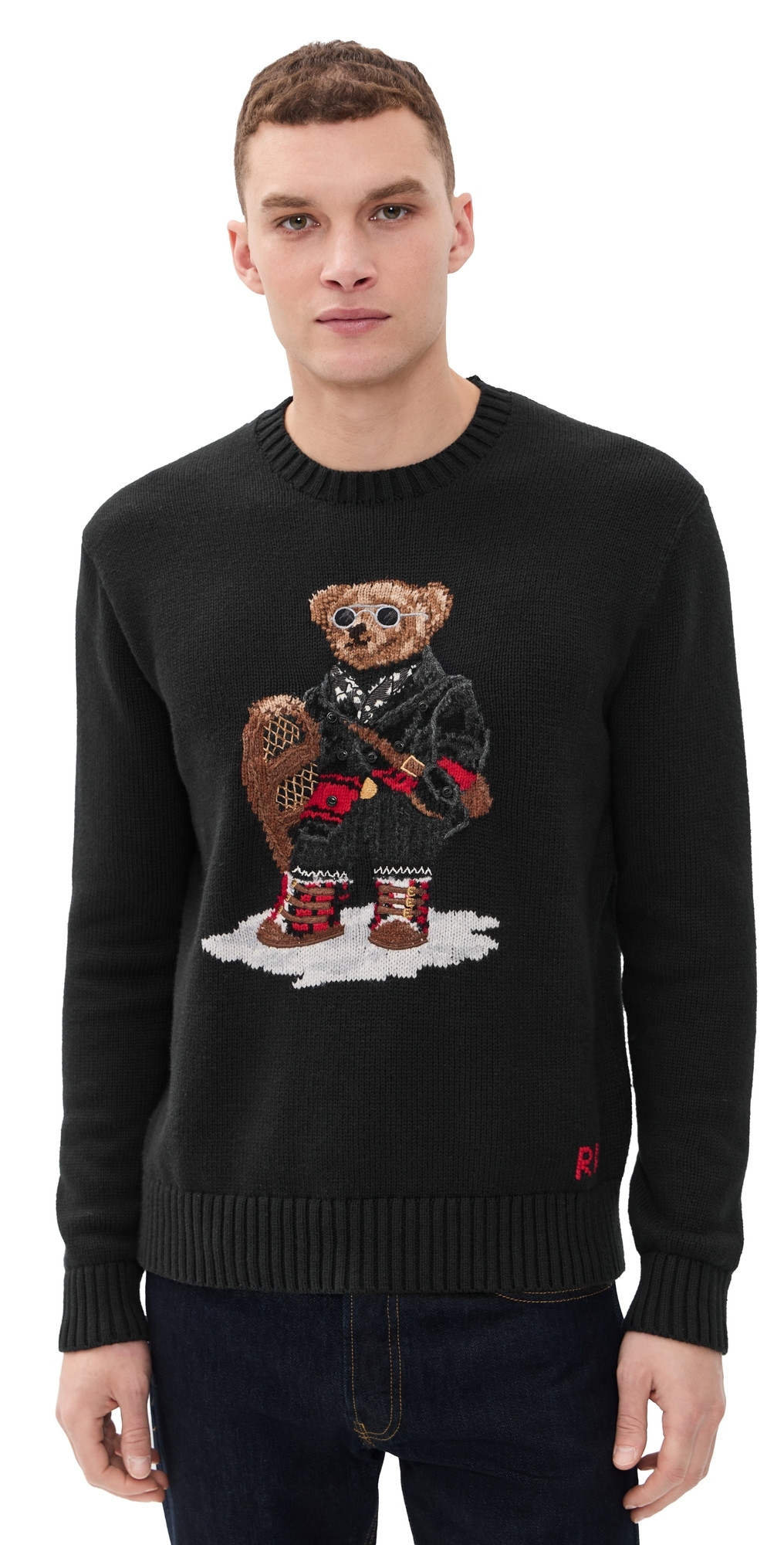 Polo Ralph Lauren Holiday Bear Sweater Polo Black Holiday Bear S | Shopbop