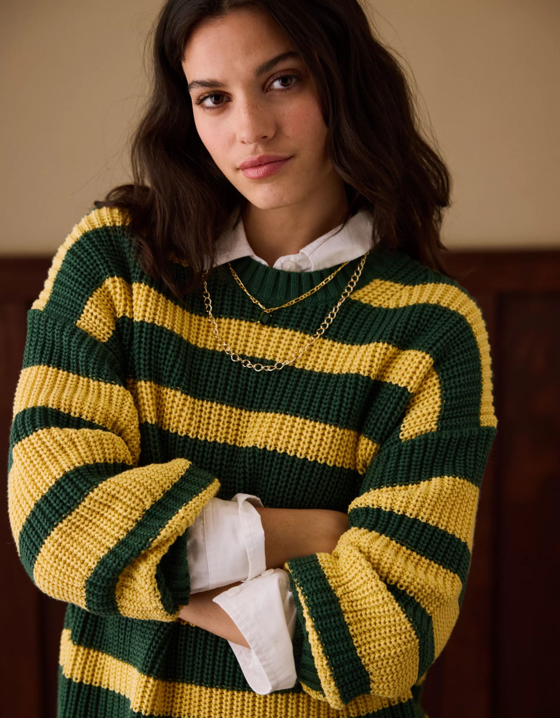 AE Striped Long Weekend Sweater | American Eagle Outfitters (US & CA)