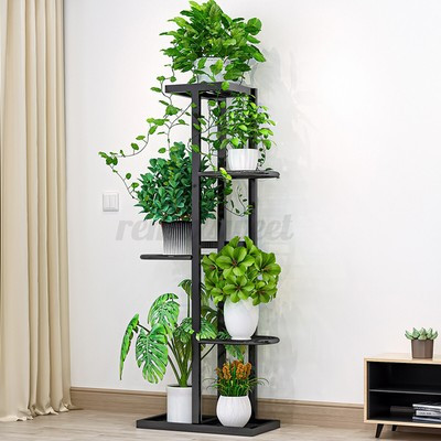 5 Tier Plant Stand Flower Rack Shelf Outdoor Indoor Garden Corner Stand Display | eBay US