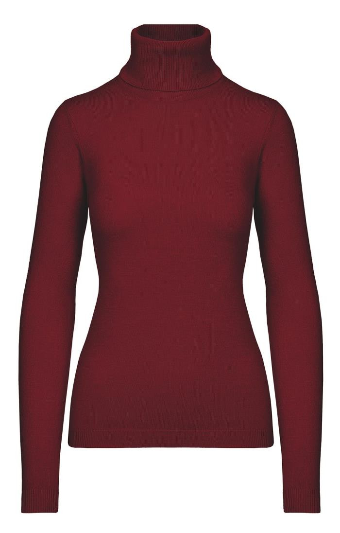 Ladies Cashmere Like Roll Neck Top | The House Of Bruar