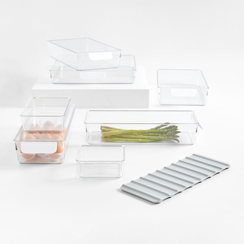 OXO Good Grips 8-Piece Fridge Organizer Set | Crate & Barrel | Crate & Barrel