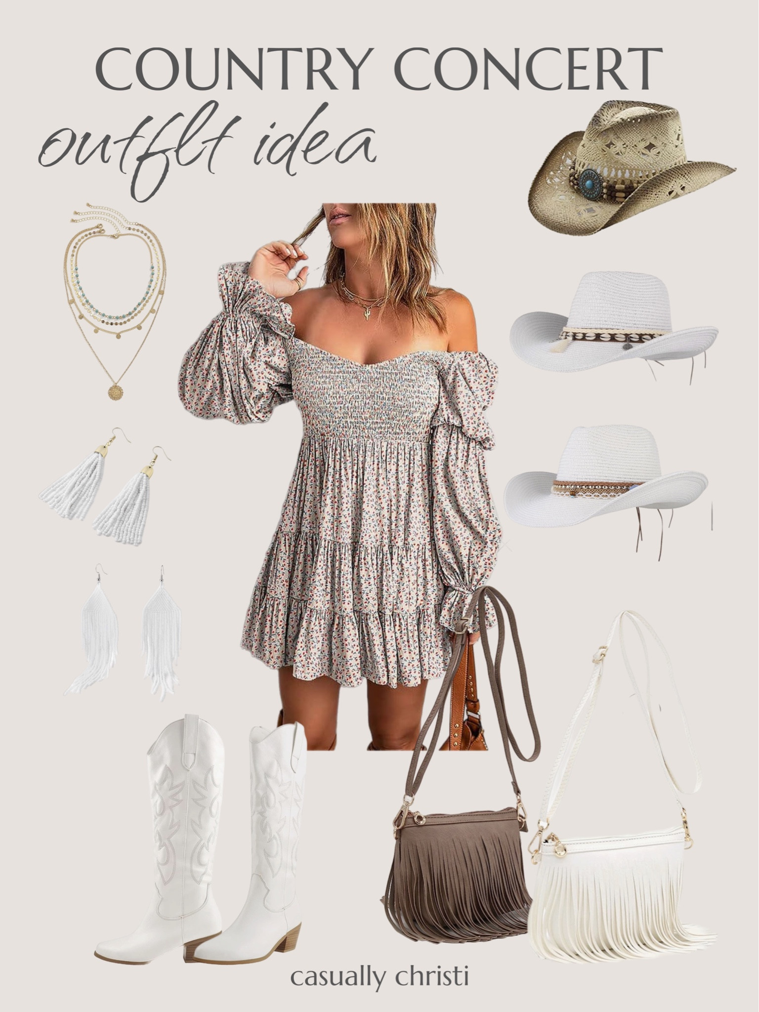 Nashville Outfit idea.. those boots!! 

Country Outfit, Fall Outfit, Dress, Wedding Guest Dress, Cowgirl boots, cowboy boots, cowgirl hat, cowboy hat, fringe handbag, fringe jewelry 

#LTKshoecrush #LTKparties #LTKstyletip