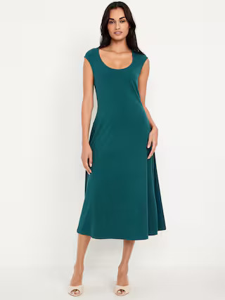 Fit & Flare Midi Dress | Old Navy (US)