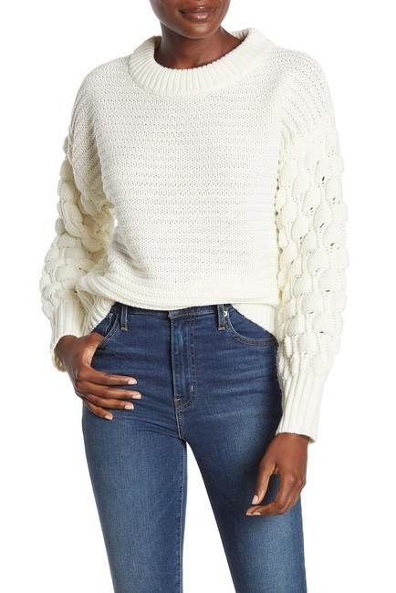 Elodie | Bubble Sleeve Pullover Sweater | Nordstrom Rack | Nordstrom Rack