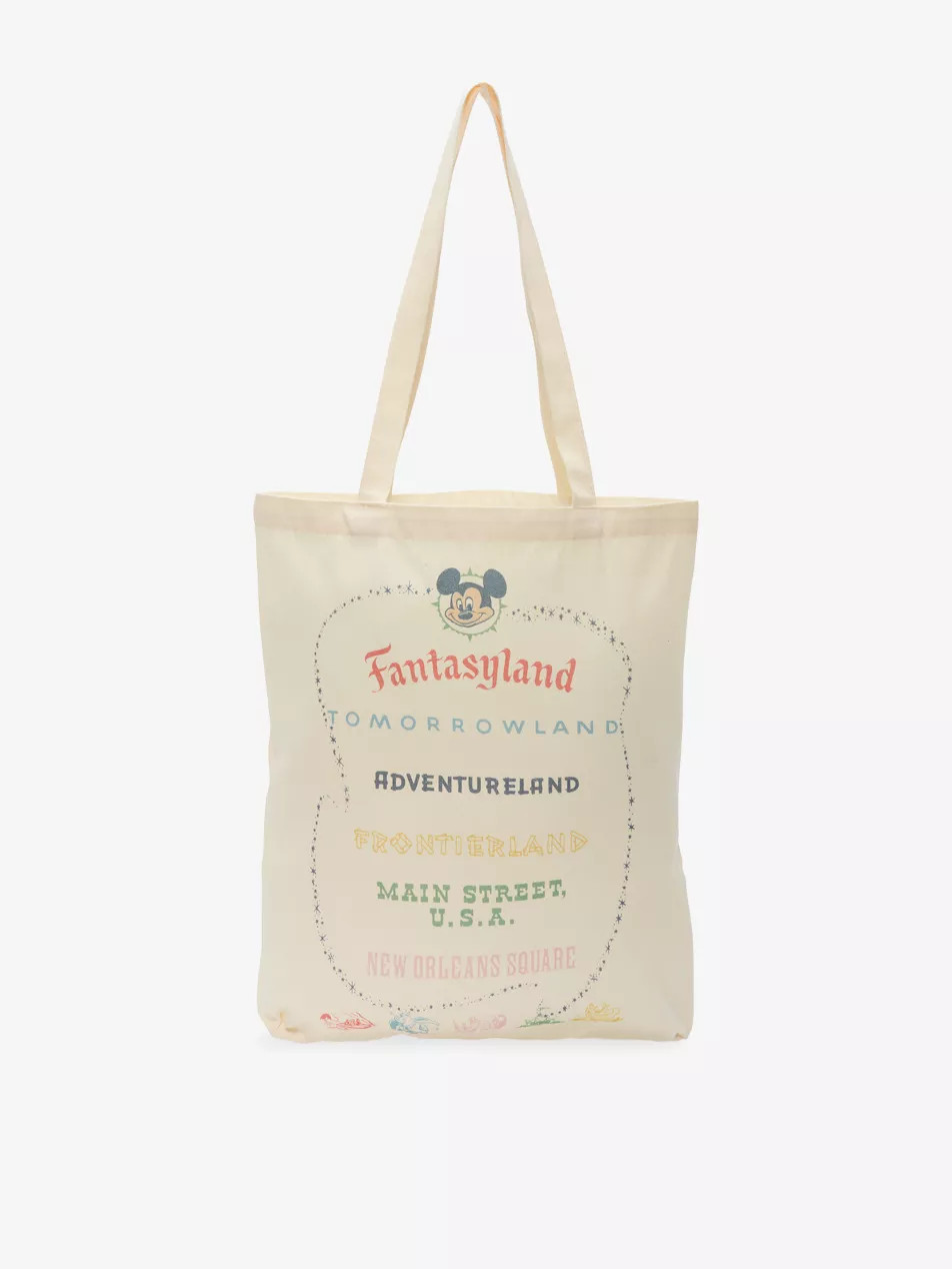 Disney X Skinnydip Disneyland Cotton Tote Bag | Selfridges