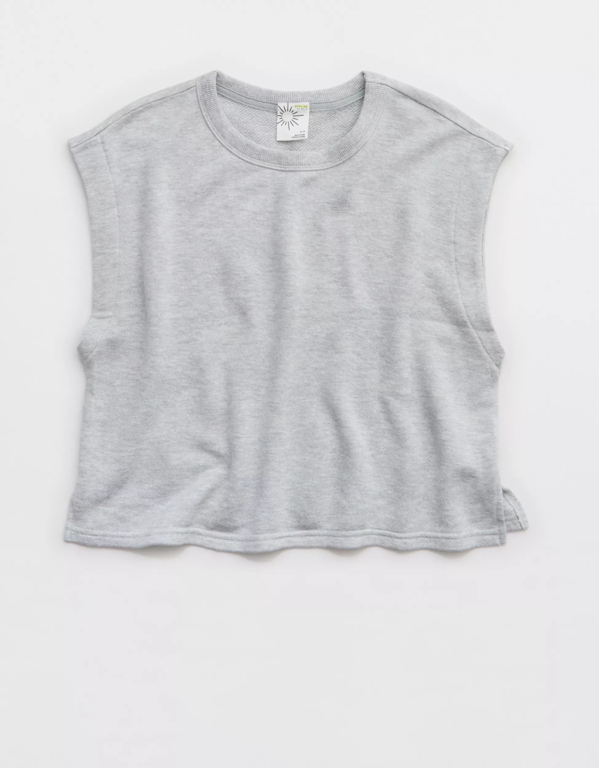 OFFLINE By Aerie Keep It 100 Terry Muscle T-Shirt | American Eagle Outfitters (US & CA)