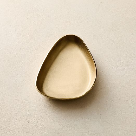 Organic Metal Trinket Trays | West Elm (US)