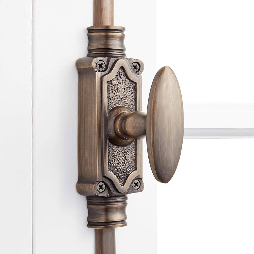 436258 Stepney Solid Brass Cremone Bolt for 9' Doors | Amazon (US)