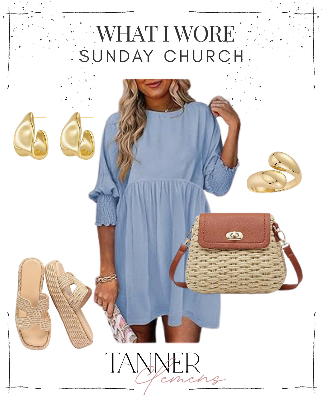 This Spring church look is easy to throw on and go! I love dresses for Sunday mornings to follow Church with breakfast out or running errands!  

 #LTKgrwm #LTKootd #LTKmomlife