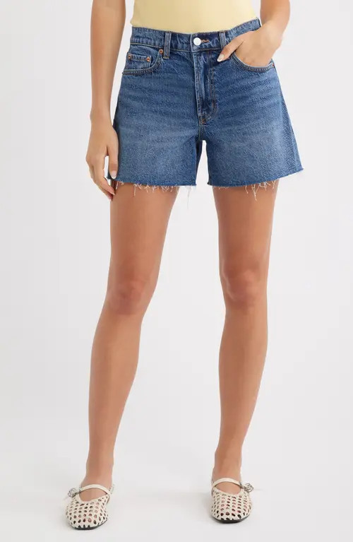 Pistola Kennedy Cutoff Denim Shorts in Cityscape at Nordstrom, Size 31 | Nordstrom