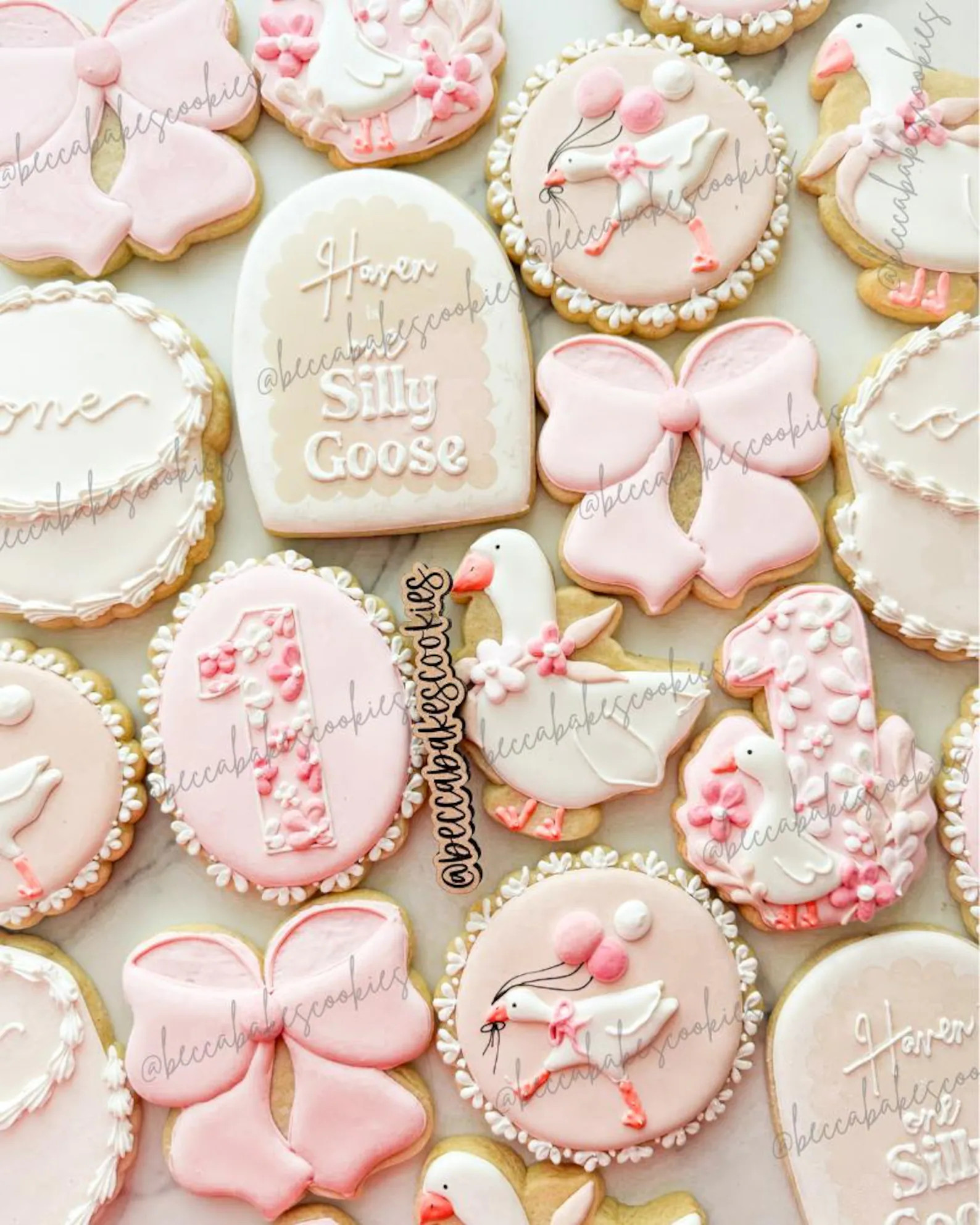 2 Dozen Customizable One Silly Goose | Silly Goose | Silly Goose Birthday Cookies Party Royal Ici... | Etsy (US)