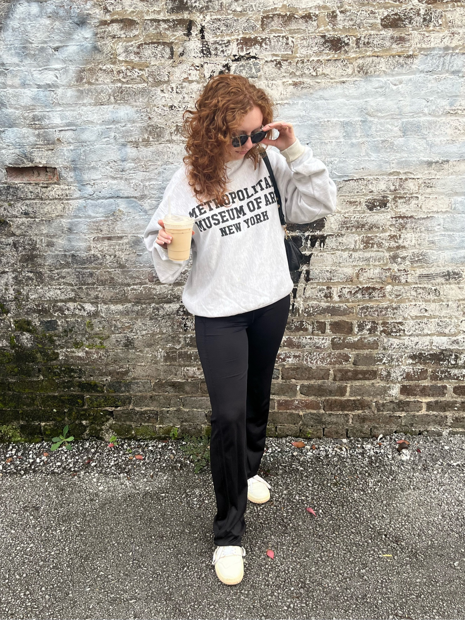 The perfect casual cozy fall outfit for a coffee run! 

Yoga pants outfit, Athleisure, sweatshirt outfit, sneakers 

#LTKSeasonal #LTKHoliday #LTKActive