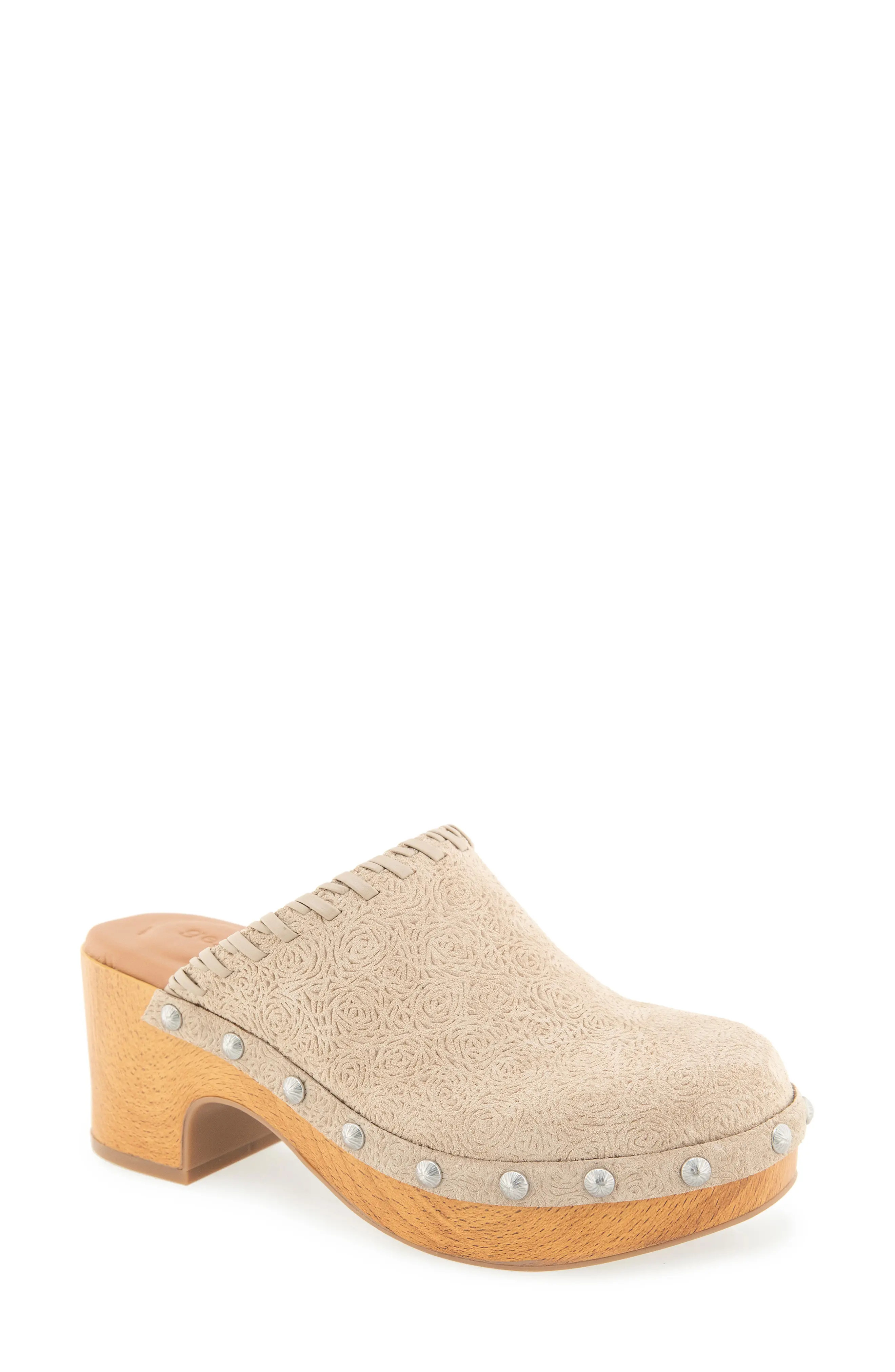 Gentle Souls Daphine Clog in Brown Suede at Nordstrom, Size 9 | Nordstrom