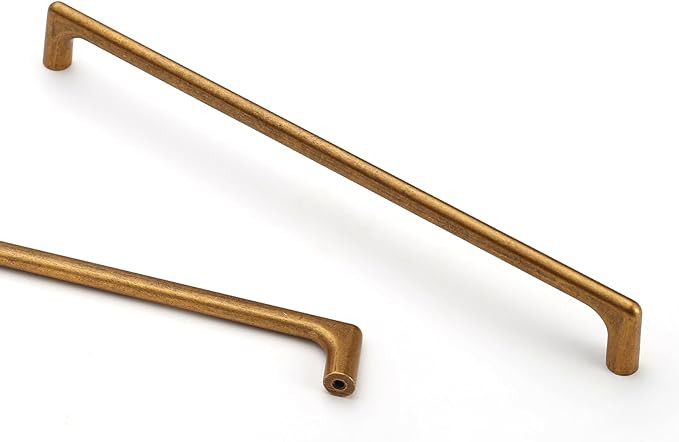 Asidrama 6 Pack 10 Inch(256mm) Antique Brass Cabinet Pulls Vintage Retro Cabinet Handles Cupboard... | Amazon (CA)