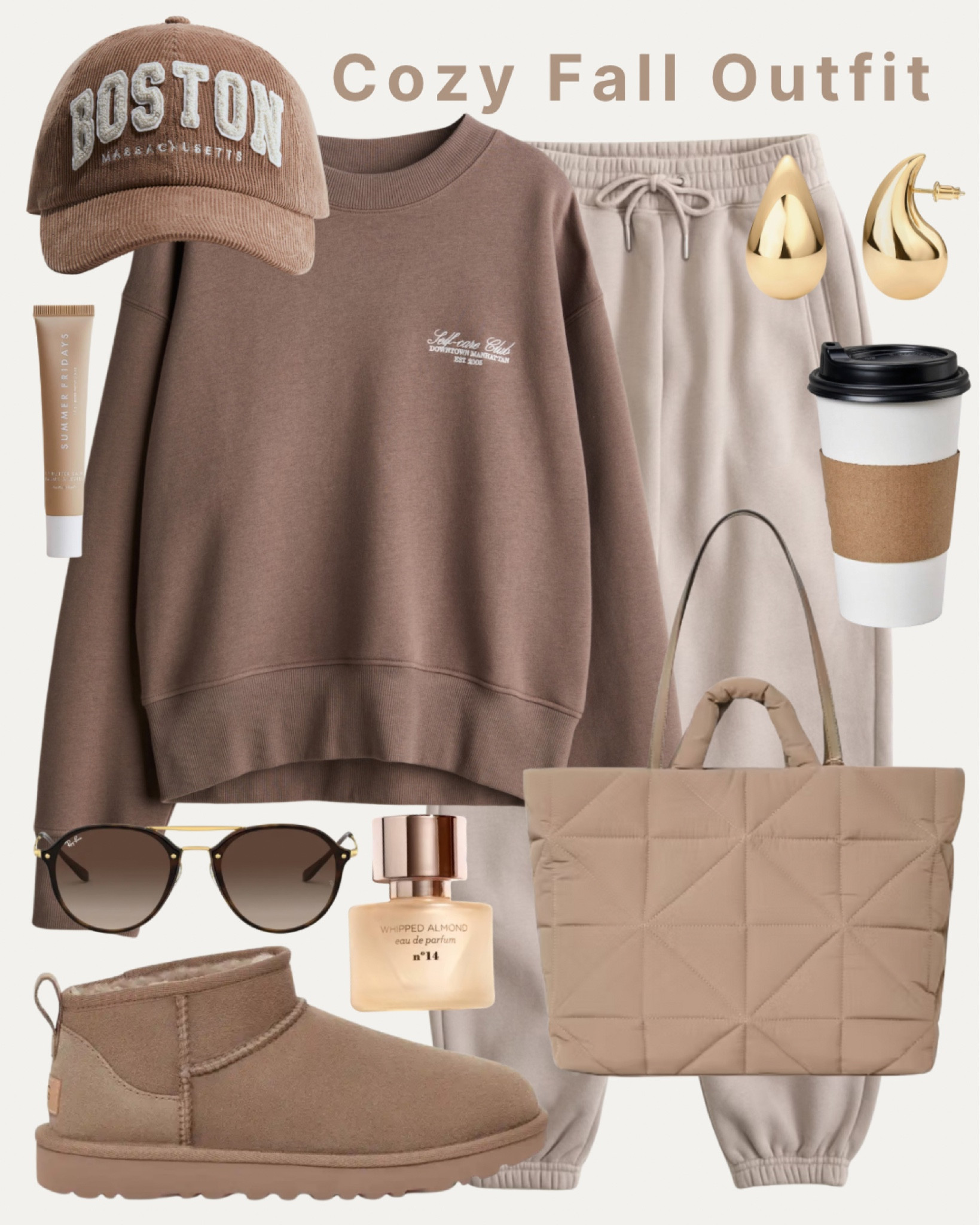 Cozy Outfit Inspo for Fall 🤎

Women’s Fall style, women’s fashion, fall trends, cozy outfit, comfy style, women’s outfit ideas, ootd Inspo, women’s fall outfit, ugg boots, caribou ultra mini uggs, tote bag, women sweatpants outfit

#LTKSeasonal #LTKShoeCrush #LTKStyleTip
