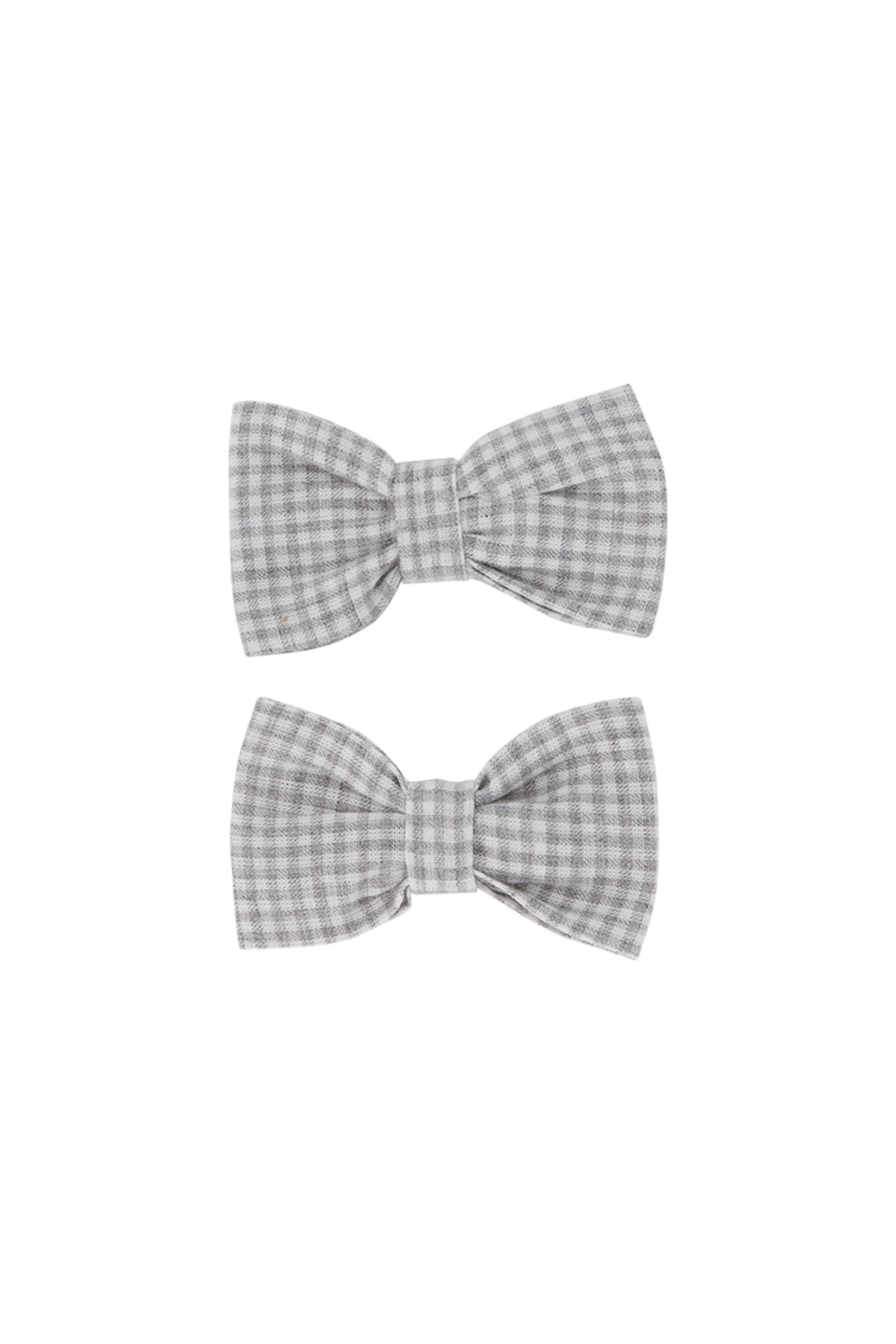 ORGANIC COTTON GINGHAM MINI BOW 2 PACK | Katie Waltman Jewelry