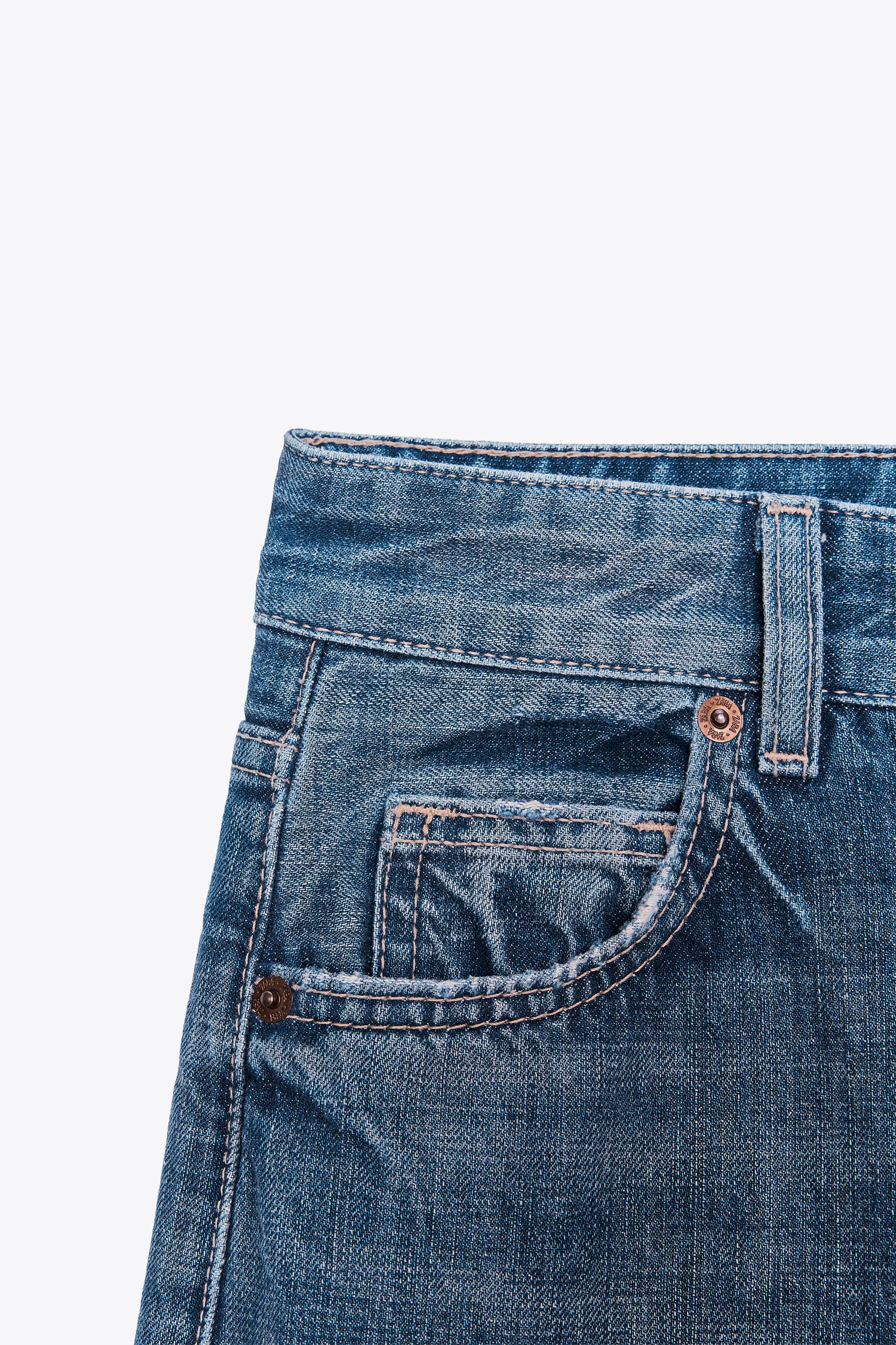 TRF WIDE-LEG HIGH-WAIST FULL-LENGTH JEANS | Zara UK