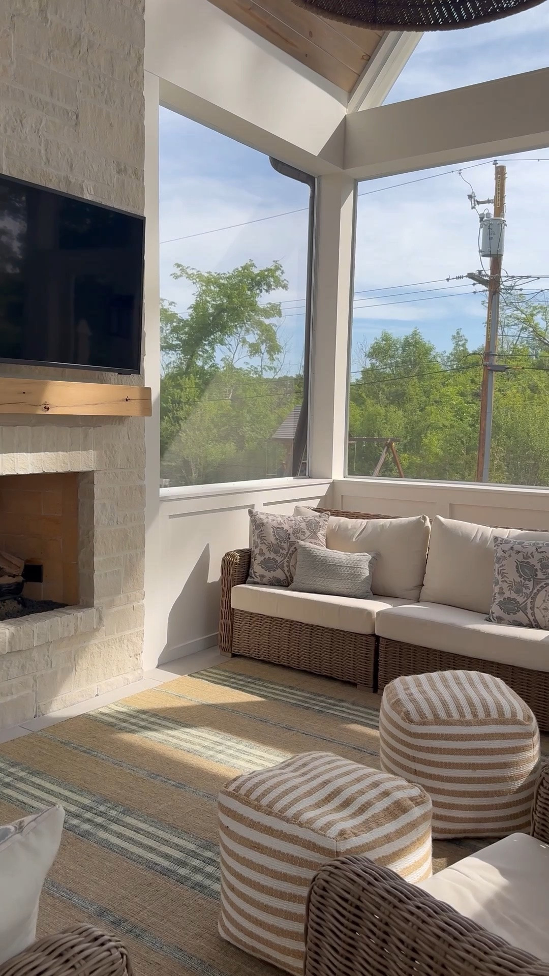 Linking all my pretty screen porch, furniture and decor. Just got the supra affordable poofs from Walmart, and some of my outdoor pillows are on sale now. ￼

#LTKHome #LTKSaleAlert #LTKSeasonal