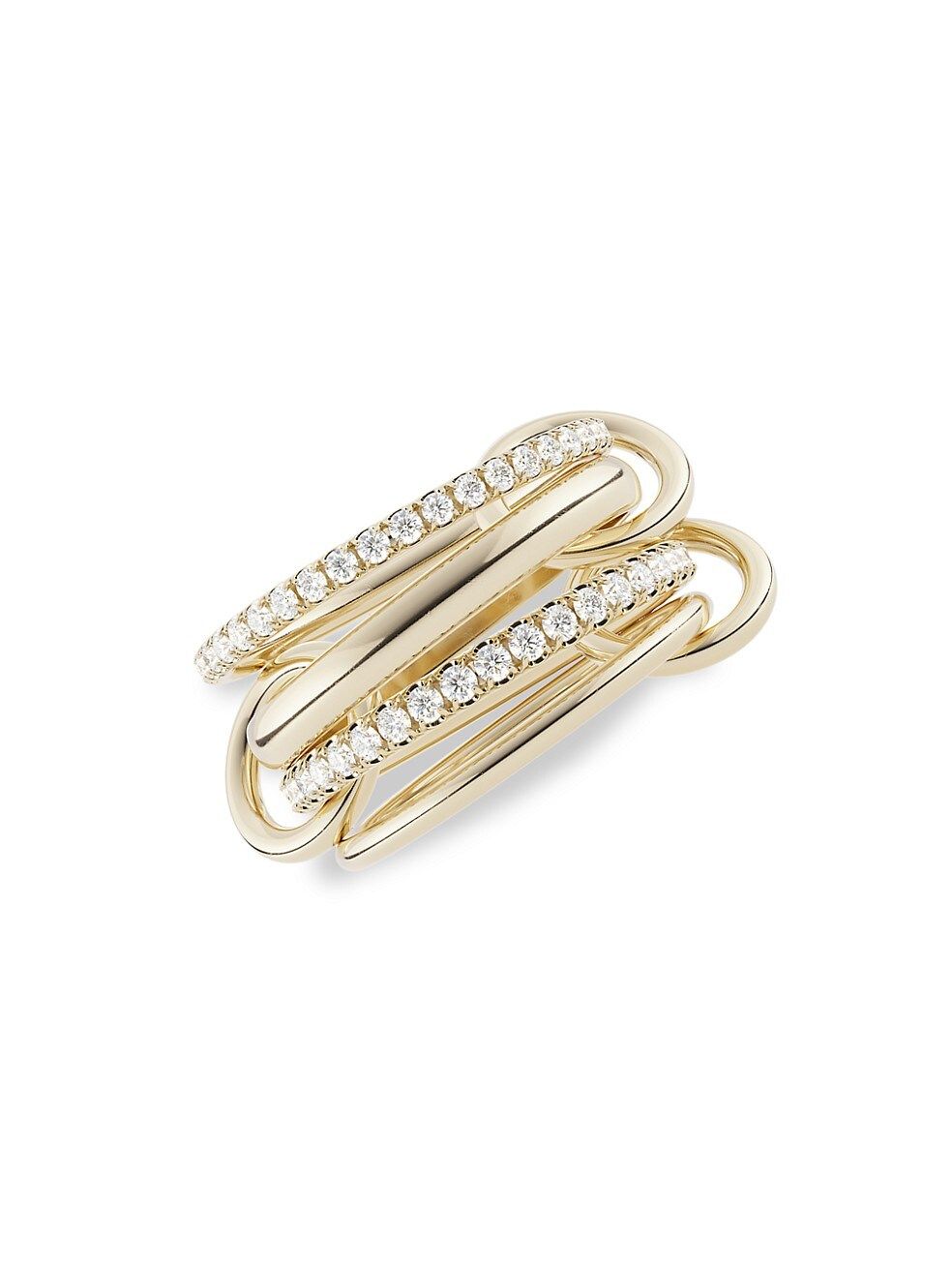 Spinelli Kilcollin Galaxy Polaris 18K Yellow Gold &amp; Diamond Ring | Saks Fifth Avenue