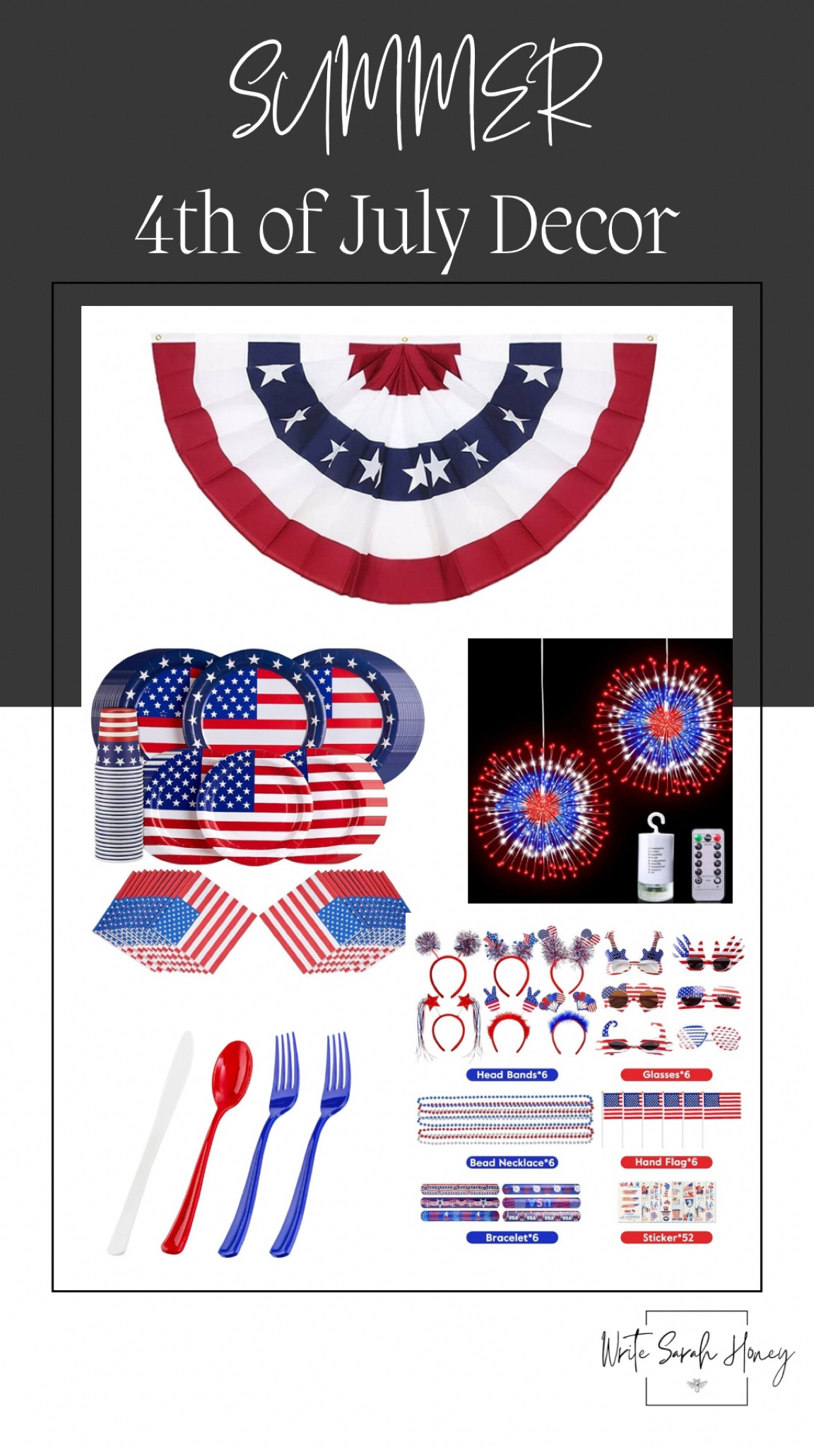 Hosting a 4th of July party!?! Gotcha covered! #4thofjuly #party #july4thparty #bbq #celebrate 

#LTKSeasonal #LTKFindsUnder100 #LTKParties