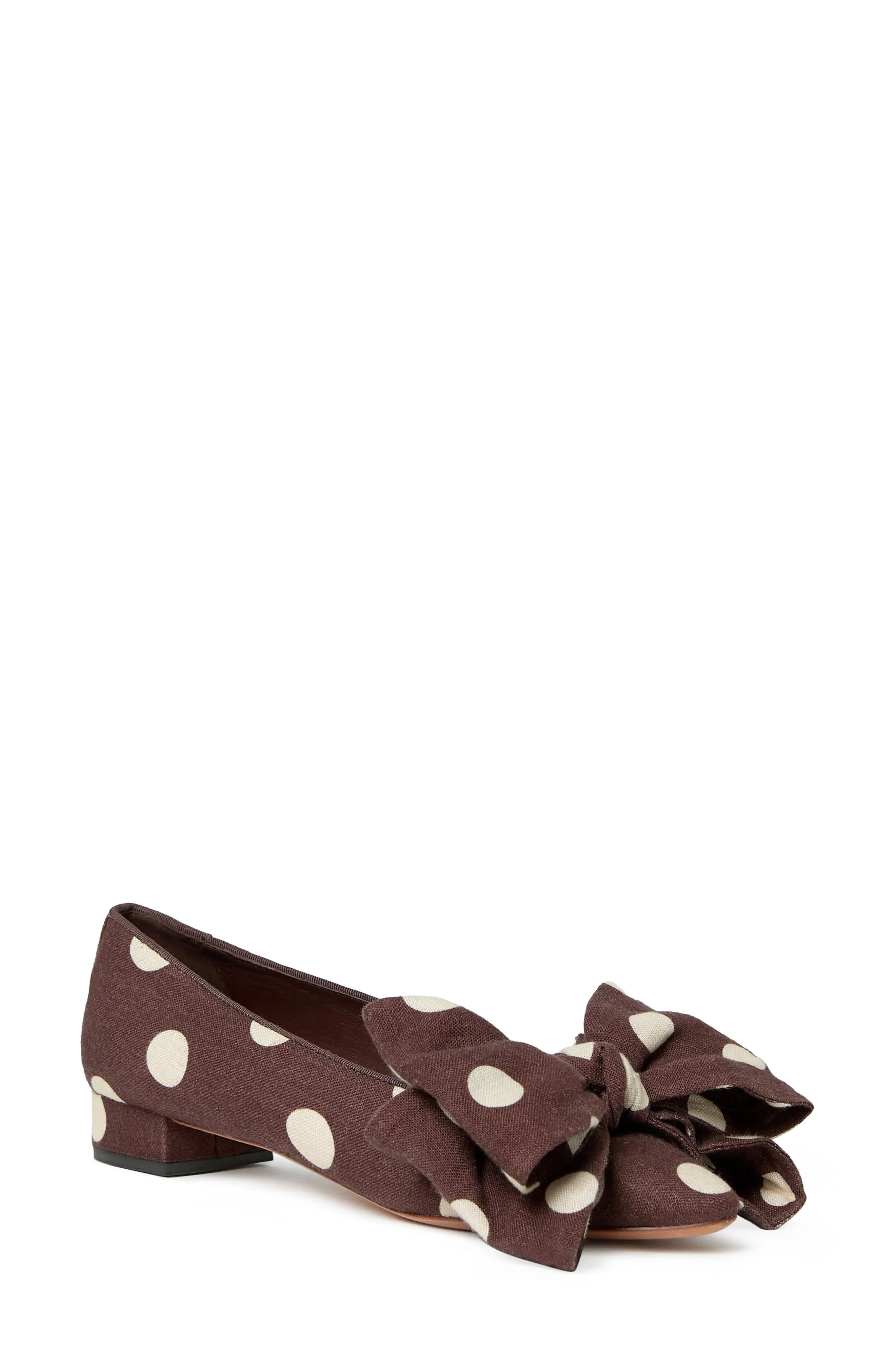 Loeffler Randall Noa Bow Pointed Toe Block Heel Pump (Women) | Nordstrom | Nordstrom