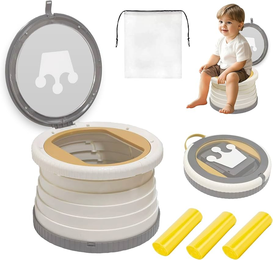 Portable, Foldable Potty seat for Toddler, Training Toilet Seat Emergency Toilet The Bottom Has t... | Amazon (US)