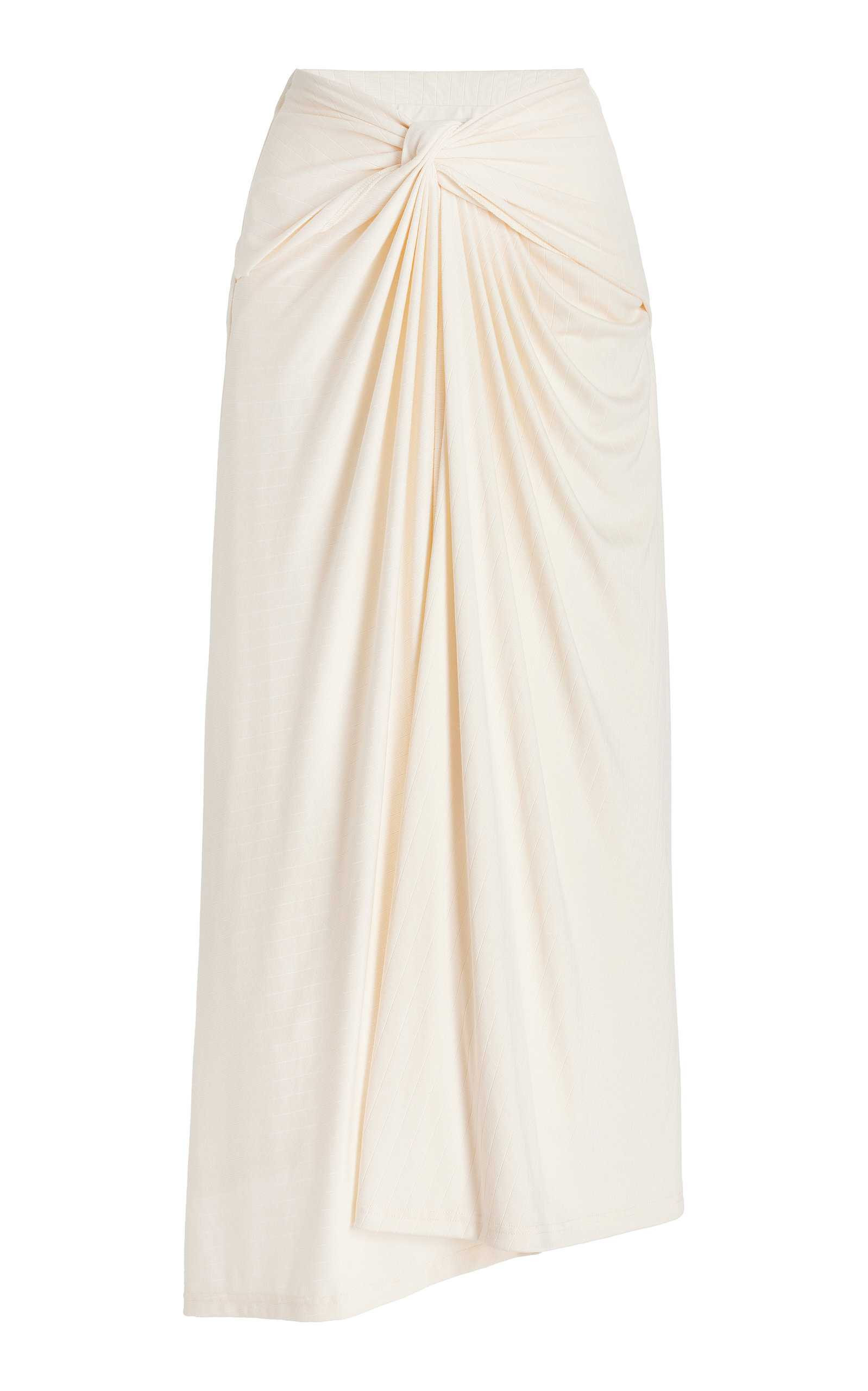 Martha Twist-Detailed Midi Skirt | Moda Operandi (Global)