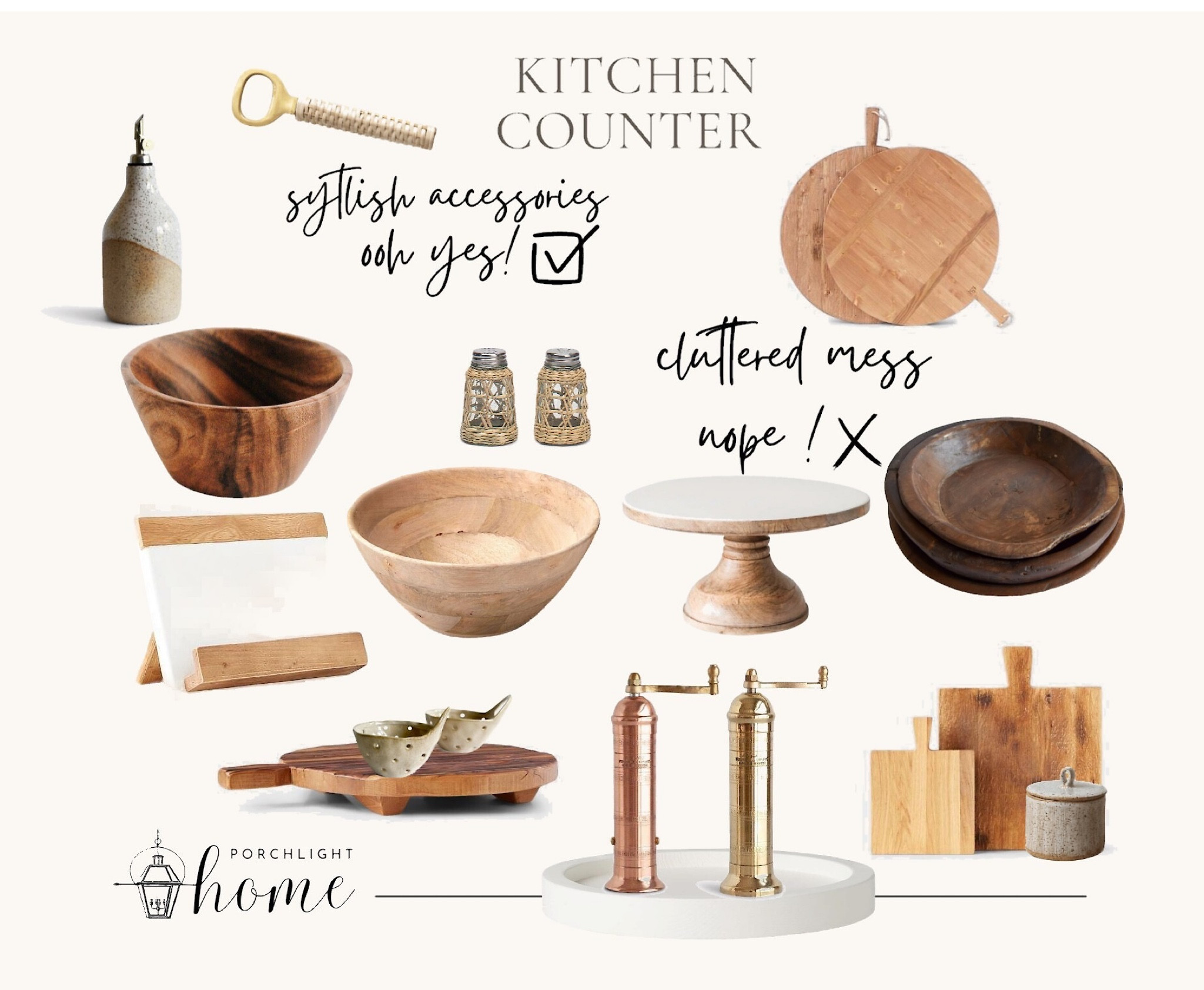Keeping your kitchen counter tops stylish & functional and NOT a cluttered mess is easy! Choose a few of these accessories to display on your counter and call it a day ❤️ kitchen, kitchen countertops, island, kitchen accessories, stylish kitchen accessories, cutting boards, trays, wooden bowl, cook book stand, salt & pepper shakers 

#LTKFind #LTKstyletip #LTKhome