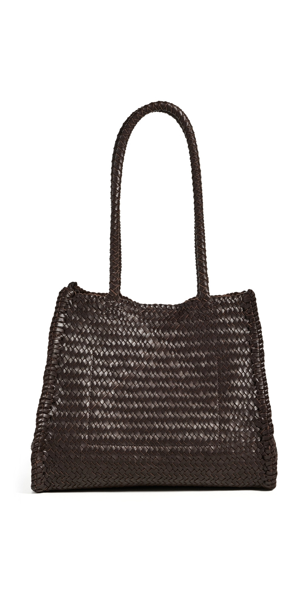 Madewell The Lexington Tote in Woven Leather Coffee Bean One Size | Shopbop
