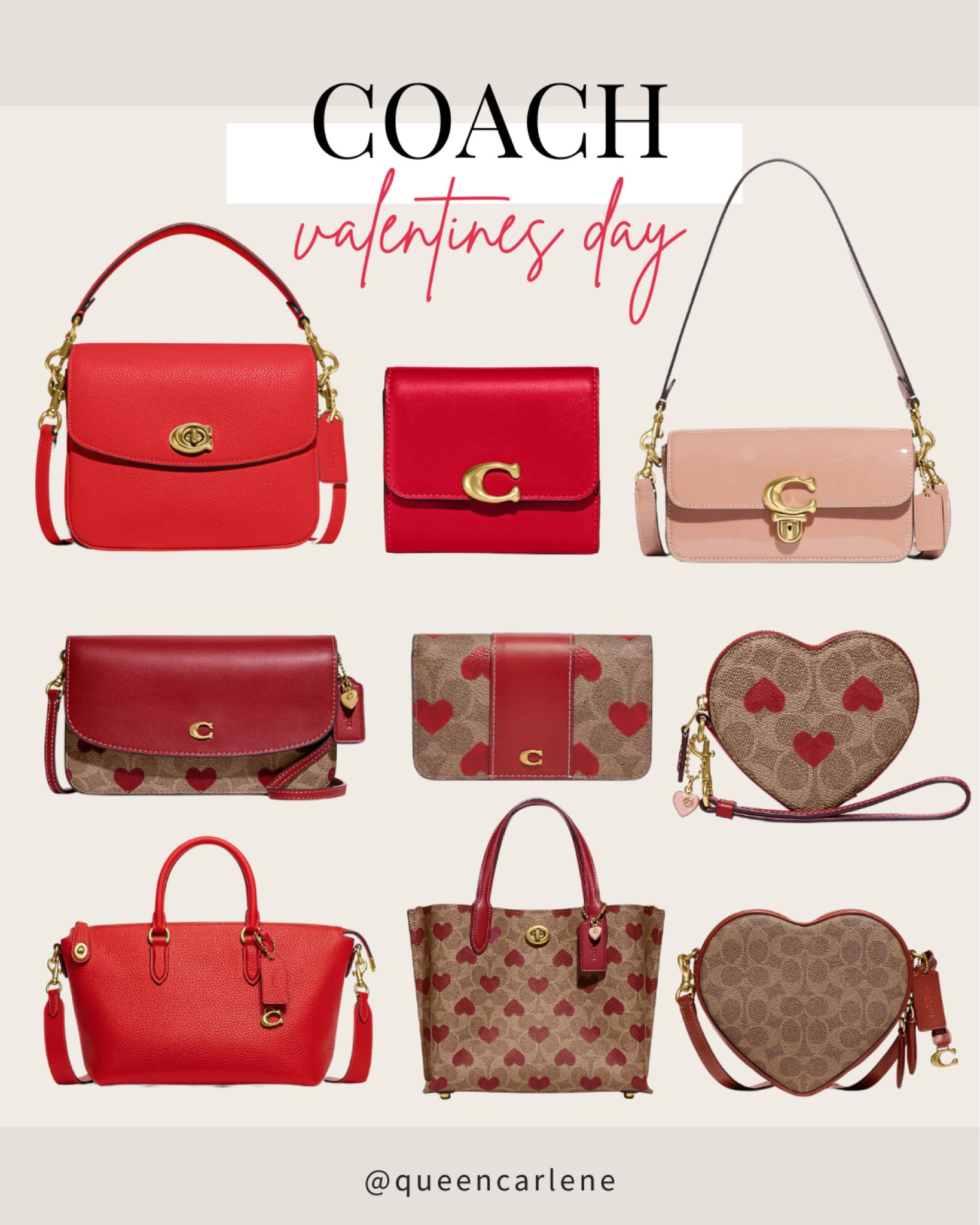 Coach Valentine’s Day Collection ♥️✨


Queen Carlene, gift guide, designer gifts, heart purse 

#LTKSeasonal #LTKitbag #LTKGiftGuide