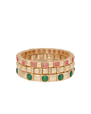 The Jeweled Bracelet Stack | Roxanne Assoulin