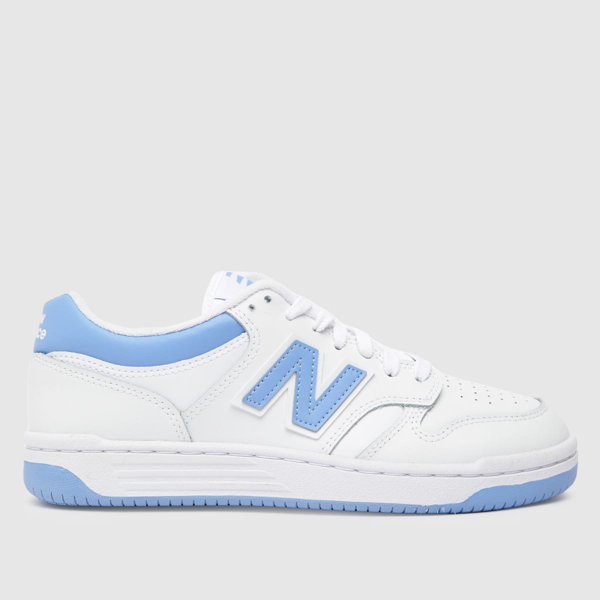 Womens White & Blue New Balance 480 Trainers | schuh | Schuh