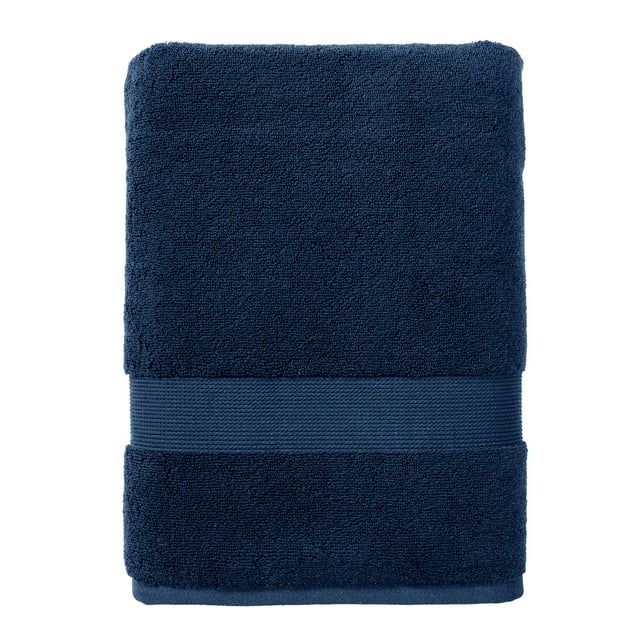 Better Homes & Gardens Signature Soft Solid Bath Towel, Blue Admiral | Walmart (US)