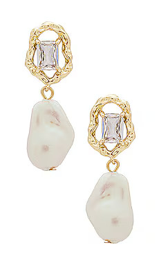 petit moments Abigail Earrings in Pearl from Revolve.com | Revolve Clothing (Global)