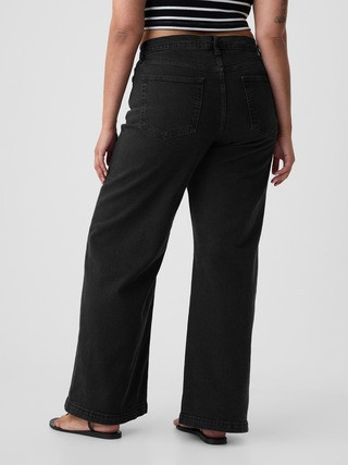 High Rise Stride Wide-Leg Jeans | Gap (US)
