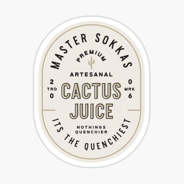 Cactus Juice Sticker | Redbubble (US)