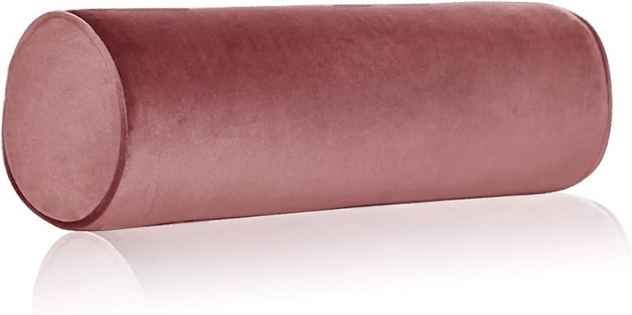 Tinbolunce Memory Foam Roll Pillow for Knee/Leg/Neck - Full Moon Bolster/Round Cylinder Pillow fo... | Amazon (US)