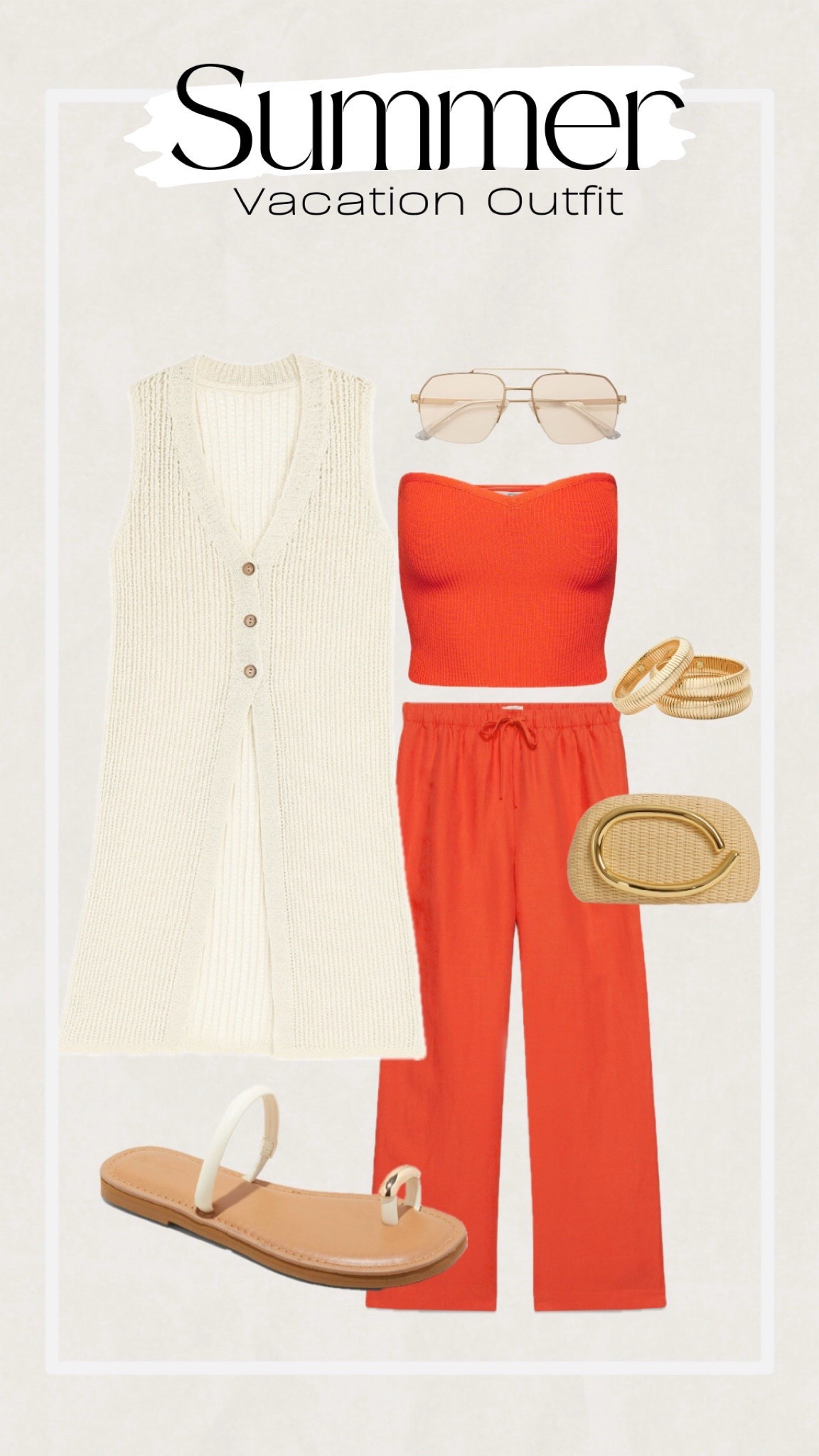 Casual summer vacation outfit idea. 

Perfect for day time lunch or outings 

All size L for me 
Sandals tts 

#Aritzia #Amazon #VacationOutfits #Red #ClutchBag #Accessories 

Follow my shop @shaynaslife on the @shop.LTK app to shop this post and get my exclusive app-only content!

#liketkit 
@shop.ltk
https://liketk.it/5eqF9

#LTKFindsUnder50 #LTKMidsize #LTKStyleTip
