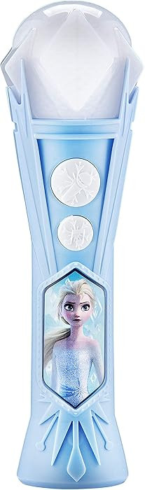 eKids Frozen Sing Along Microphone Toy for Kids with Built-in Music and Flashing Lights, Designed... | Amazon (US)