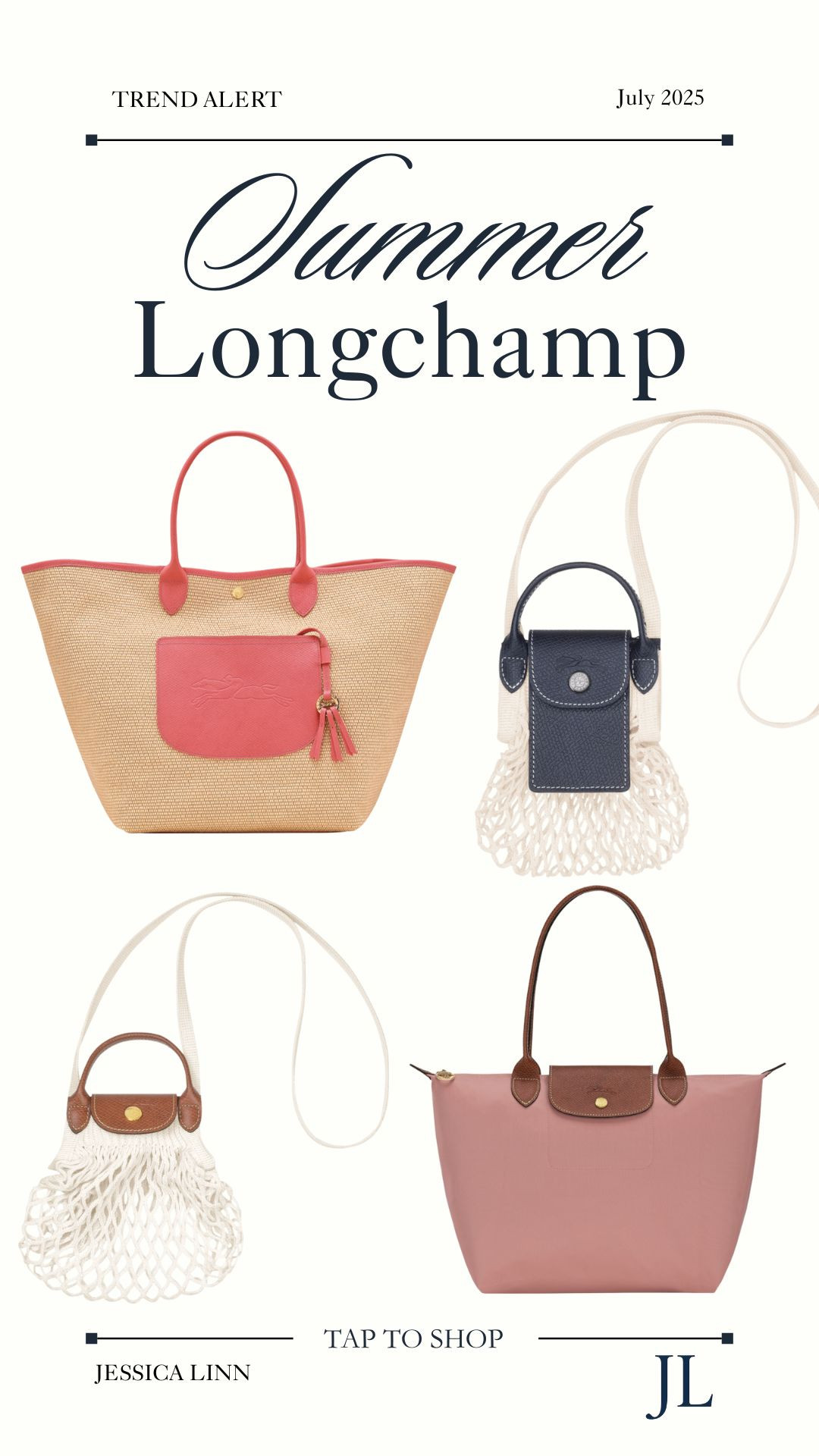 Longchamp summer bags
net purse
tote  

 #LTKSeasonal #LTKStyleTip #LTKItBag