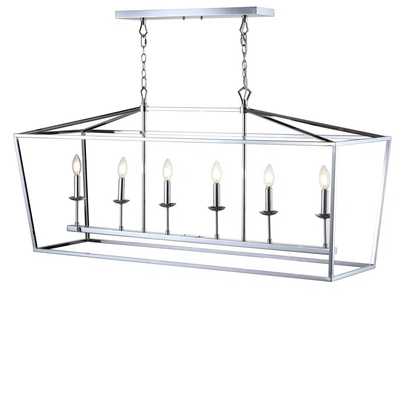 Joree 6 - Light Kitchen Island Linear Pendant | Wayfair North America