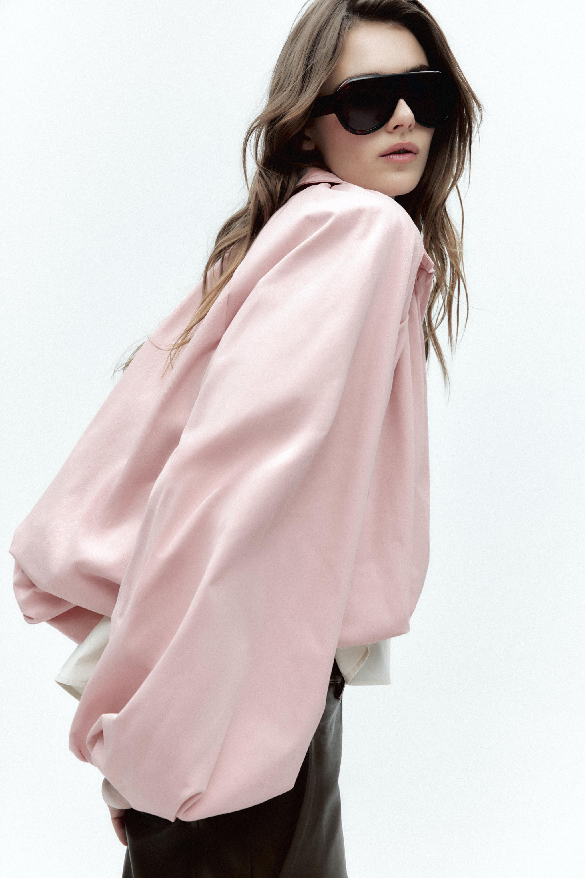 PUFF SLEEVE BOMBER JACKET | Zara AU