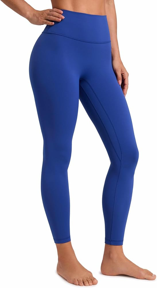 CRZ YOGA SculptAir No Front Seam Yoga Leggings 25" - High Waisted Womens Pants Workout Pilates At... | Amazon (US)